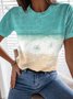 Shift Casual Cotton-Blend Short Sleeve T-shirt