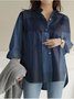 Plus Size Summer Tops Women Casual Long Sleeve Blouse