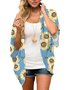 Floral outdoor sun protection jacket