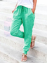 Women Casual Solid Pants