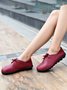 Vintage Casual Lace-up Flat Shoes