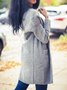 Holiday Daily Cape Collar Casual Mid-length Sweater Cardigan