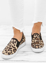 Casual Leopard Print Flat Shoes