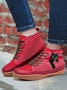 Casual Personality Black Cat Striped Ankle Boots