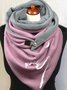 Pink Gift Soft Triangle Scarves