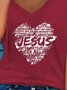 V Neck Loosen Casual Jesus T-shirt