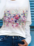 Regular Fit Floral Casual Vacation T-shirt