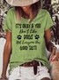 Funny Dog Lover Letter Short Sleeve Top