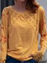 Yellow Floral Casual Top
