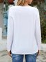 Women's Plain Cotton Blends Shirt & Top