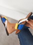 Contrast Paneled Bow Flat Slippers