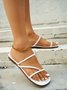 Women's Vacation Strap Thong Sandals
