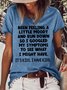 Womens I Have Kids Funny Letter Printed  Casual Short Sleeve  T-Shirt