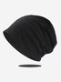 Solid Color Hollow Pullover Cap Pile Caps Autumn and Winter Warmth High Elasticity