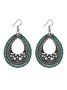 Vintage Ethnic All Season Hollow out Daily Metal Vintage Style Dangle Braid Earrings for Women