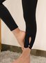 Rubber waist small design point high elastic Leggings