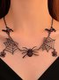 Street All Season Halloween Holiday Rhinestone Metal Rhinestone Best Sell Statement Necklaces Necklace for Women
