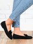 Square Toe Loafer Flat