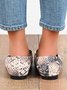 Square Toe Loafer Flat