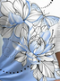 Women Casual Floral Autumn Daily Loose Long sleeve Regular Regular Medium Elasticity T-shirt