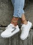Color Block Sports All Season Closed Toe Fabric Best Sell Lace-Up Non-Slip EVA Sneakers for Women