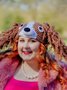 Funny Dog Handmade Crochet Hat Halloween & Christmas Decorative Accessory