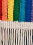 Simple Rainbow Tapestry DIY Material Package Hand Knitting Home Decoration