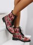Red Elephant Ethnic Short Boots