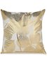 Banquet Party Bronzing Premium Leaf Print Home Pillowcase 45*45