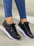 Comfortable Soft Colorblock Casual Platform Running Shoes