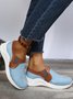 Lightweight Platform Platform Heel Colorblock Sneakers