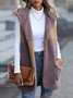 Women's Contemporary Chic & Modern Casual Daily Street Style Pocket Outdoor Street Daily Vacation Coat Hoodie Cardigan