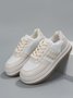 Stylish Patchwork Casual Lightweight Lace-Up Sneakers