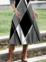 Geometric Casual Regular Fit Dresses