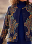 Paisley Cotton-Blend Ethnic Jacket