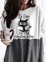 Casual Text Letters Crew Neck Dresses