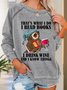 Women Funny That's what i do i read books i drink wine and i know things Sweatshirt