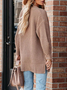 Off Shoulder Sleeve Casual Others Sweater Coat