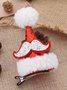 Christmas Christmas Hat Beard Heart Pattern Hair Clip Holiday Party Decorations