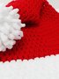 Christmas Santa Hat Knitted Hat Holiday Party Decorations