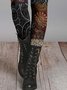 Vintage Ethnic Patterns Regular Fit Leggings