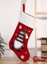 Christmas Candy Socks Embroidered Old Man Christmas Socks Christmas Children's Gift Socks Gift Bag Pendant Decoration