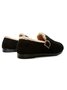 Casual Plain Buckle Warm Lined Flat Peas Shoes