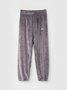 Home Warmth Thickened Coral Fleece Trousers