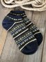 Casual Striped Ethnic Pattern Socks