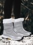 Winter Front Zip Thermal Lined Outdoor Snow Boots