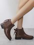 Brown Glett Lace Back Chelsea Boots