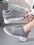 Stylish Lightweight Breathable Mesh Lace-Up Sneakers