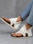 Star Denim Stud Design Casual Thong Sandals