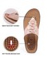Vintage Applique Plus Size Comfy Massage Thong Sandals